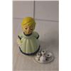 Image 3 : Miniature Tea Set, (3) Doll Figurines, Musical Spinning Doll, Misc.