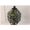 Image 2 : Vintage Stained Glass Lamp- Powers On, 12.25' Tall
