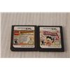 Image 3 : (4) Nintendo DS Games- Shrek Forever After, Cars Race-O-Rama, Carnival Games, Indiana Jones