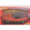 Image 2 : Johnny Lightning 1:18 1971 Red Plymouth 340 Cuda Model Car