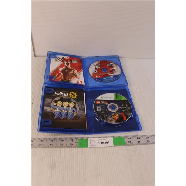 PS4 W2K15 Game & Xbox 360 Lego Movie Game