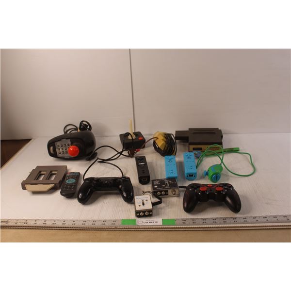 Game Controllers- Play Station/Coleco Vision Super Action/ Gen Game, Intellivoice Voice Synthesis Mo