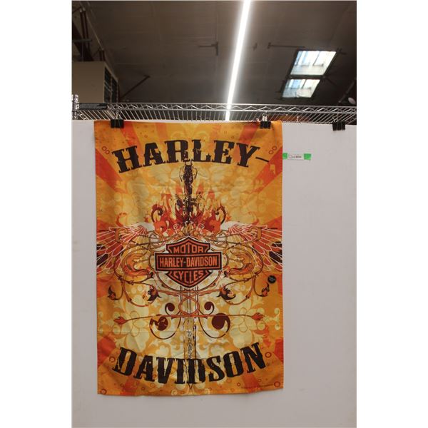 Harley Davidson Curtain/ Flag 42" x 28.75