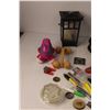 Image 3 : (2) Tim Hortons Tree Ornaments, (2) Back Massage Tools, Highlighters, Misc.