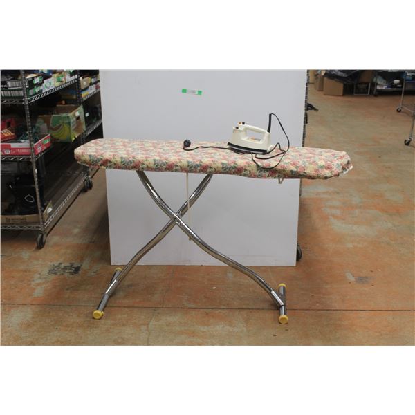 *Ironing Board and Vintage Iron - Tested