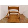 Image 2 : *Wooden Desk Chair 36'' x 23'' x 20''