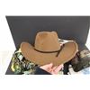 Image 2 : Harley Davidson Diaper Cover- New, Cowboy Hat- New, Pillowcases, Misc.