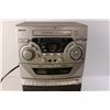 Image 2 : Memorex Karaoke System with CD/Tape Player/Radio, Powers On