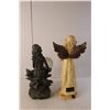 Image 4 : (2) Female Garden Statues- As Is, Up to 18.5" Tall