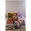 Image 2 : (3) Stuffed Bunnies, CAT Little Machines NIB, Jordan Shoes Infant-7C, Kevin O'Leary Book, Magazines-