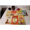 Image 3 : Play-Doh Toys, Barrel of Monkeys, Vintage Books, Ceramic Musical Figurine
