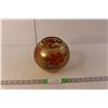Image 1 : Glass Rose Bowl 7" Tall x 8" Wide