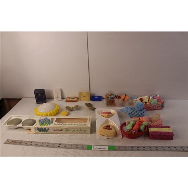 Scented Bar Soaps, Bath Bombs & Push Light- Needs Batteries