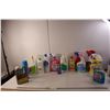 Image 1 : Chemicals Lot- CLR, Insect Control, Wood Cleaner, Glass Cleaner, Misc.