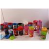 Image 2 : Kids Plastic Cups- Super Mario, Dora the Explorer, Disney Princesses, Cars, Misc.