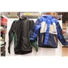 Image 1 : Youth Monster Winter Jacket- Size 10 & Landmark Adult Jacket- S, As Is