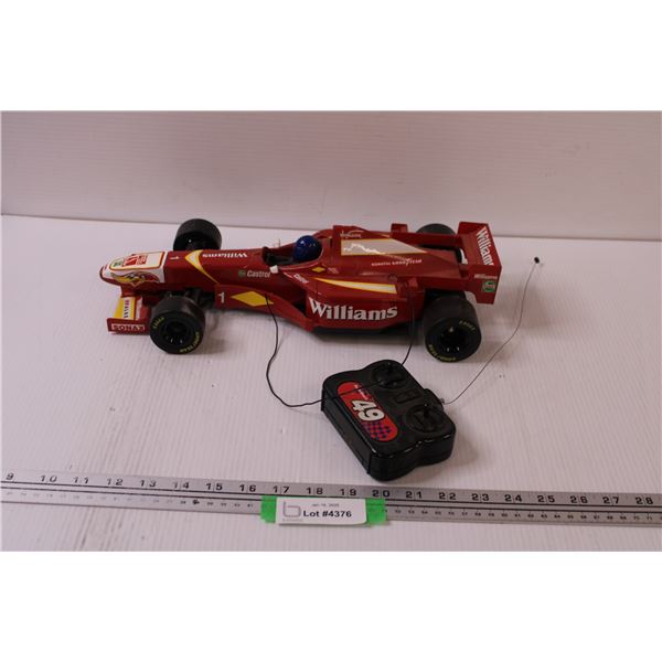 Williams Castrol Radio Controlled Car w/ Remote - As Is