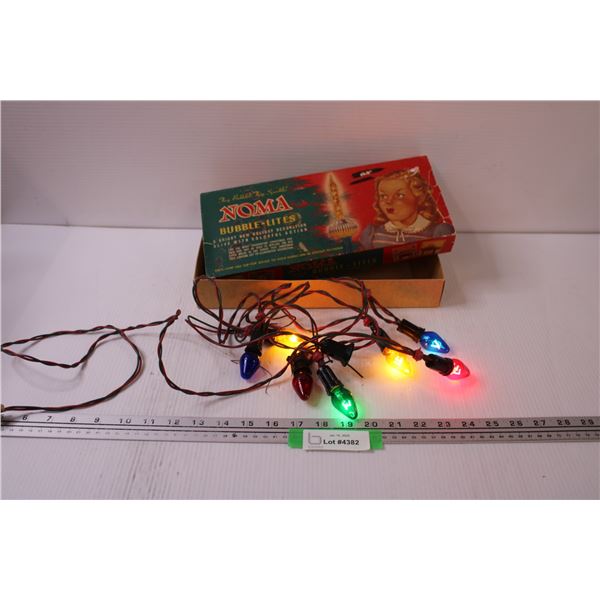 Vintage Christmas Light Strand - Works, As Is