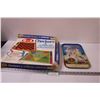 Image 1 : (2) Vintage Games: Checkers & Chinese Checkers, Sleeping Beauty Magnetic Board w/One Player - As Is