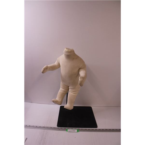 Small Child Mannequin on Metal Stand - 22" x 12" x 12"