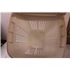 Image 3 : * White Plastic Laundry Hamper - 24"x 17" x 15"