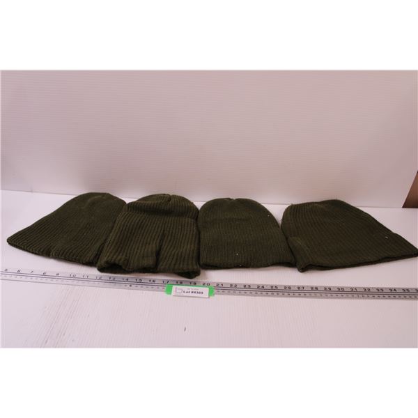 (4) Canadian Military Green Toques