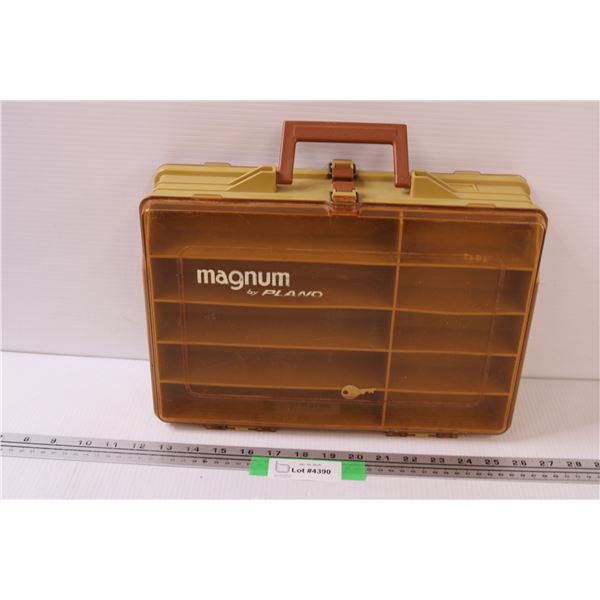 Magnum Plano Doubled Sided Fishing Tackle Box - 14" x 4" x 9"