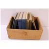 Image 5 : (9) Vintage School English Textbooks w/Wooden Crate