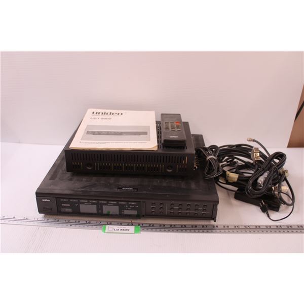 Uniden Satellite Receivers w/ Cords & Remote - As Is