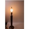 Image 2 : Vintage Metal Lamp (No Shade) - 24" Tall - Works