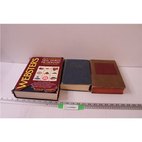 (3) Dictionaries: Websters, Thorndike-Barnhart