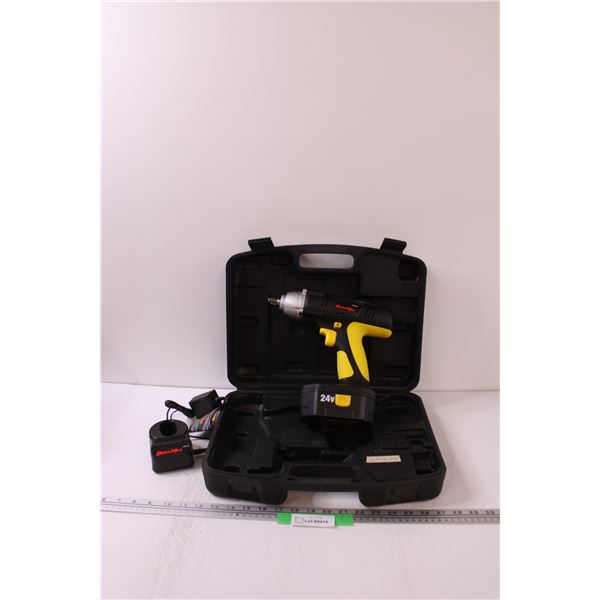 Duramax 24v Battery Operated 1/2" Impact Driver w/Case - Works