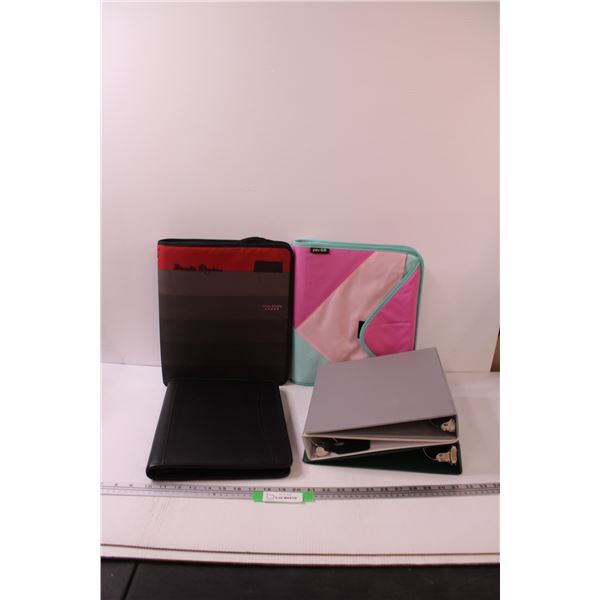 (6) Binders - Various Sizes