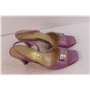 Image 3 : (2) Women's Heeled Sandals- Size 8 & Approx. Size 7- Portofino & Ferragamo