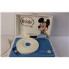 Image 2 : Sears Disney Mickey Mouse Vintage Record Player, Powers On