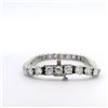 Image 2 : 10.13 ctw Diamond Tennis Bracelet - 14KT White Gold