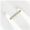 Image 3 : Classic 14k Gold 1.0 ctw 23 Channel Set Round Diamond Stackable Wedding Band Rin