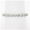 Image 3 : Blue Nile .950 Platinum 1.08 ctw Pave Diamond Stack Wedding Eternity Band Ring