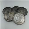 Image 1 : 1887 Morgan Silver Dollar (VG+) Set of 5