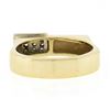 Image 6 : 14K TT Gold 0.20 ctw Round Brilliant Pave Diamond Polished High Geometric Ring