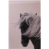 Image 2 : Horse Picture on Wood Frame - 24" x 24"