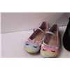 Image 2 : Women's Black High Heels - Size 6 & Girls Unicorn Shoes - Size 4