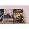 Image 3 : (4) Tom Clancy Books: Hunt for Red October, End War, Might Moves, Ruthless