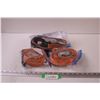 Image 1 : (3) Orange Ratchet Straps - Approx 6ft Long Each