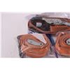 Image 4 : (3) Orange Ratchet Straps - Approx 6ft Long Each