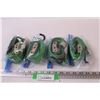 Image 1 : (4) Green Ratchet Straps - Approx 8ft Long Each