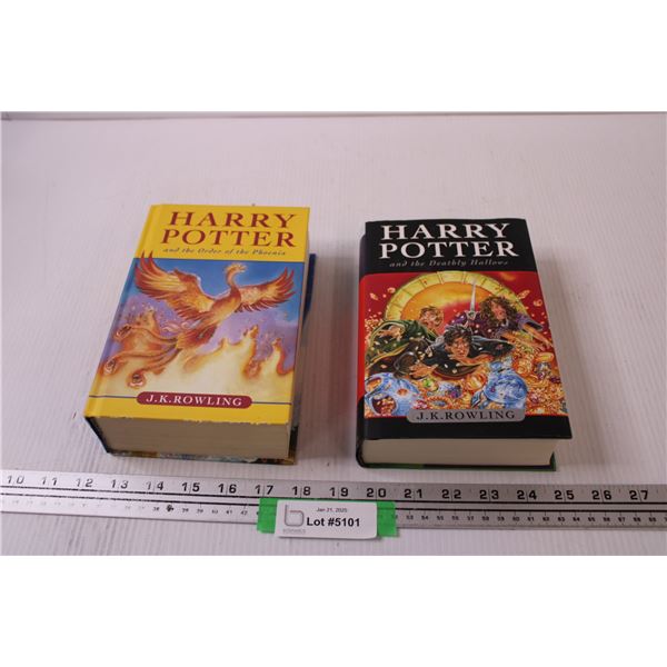 (2) Books: Harry Potter Hardcovers: Order of the Phoenix & Deathly Hallows