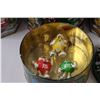 Image 2 : (5) M & M's Collector Tins: (3) Christmas Tree Ornaments in One Tin - Rest of Tins are Empty