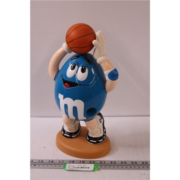 M & M's Candy Dispenser - Basketball - 13.5" x 6"