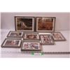 Image 1 : (8) Picture Frame Lot: (2) 10.5" x 9" & (6) 7.5" x 6"